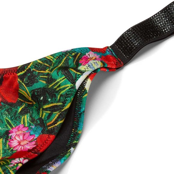 Swim Shine Strap Brazilian Bikini Bottom Size M - Picture 2 of 4